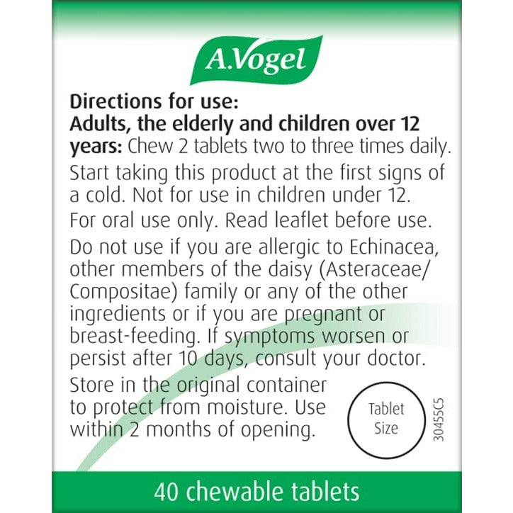 A Vogel Echinaforce Chewable Tablets