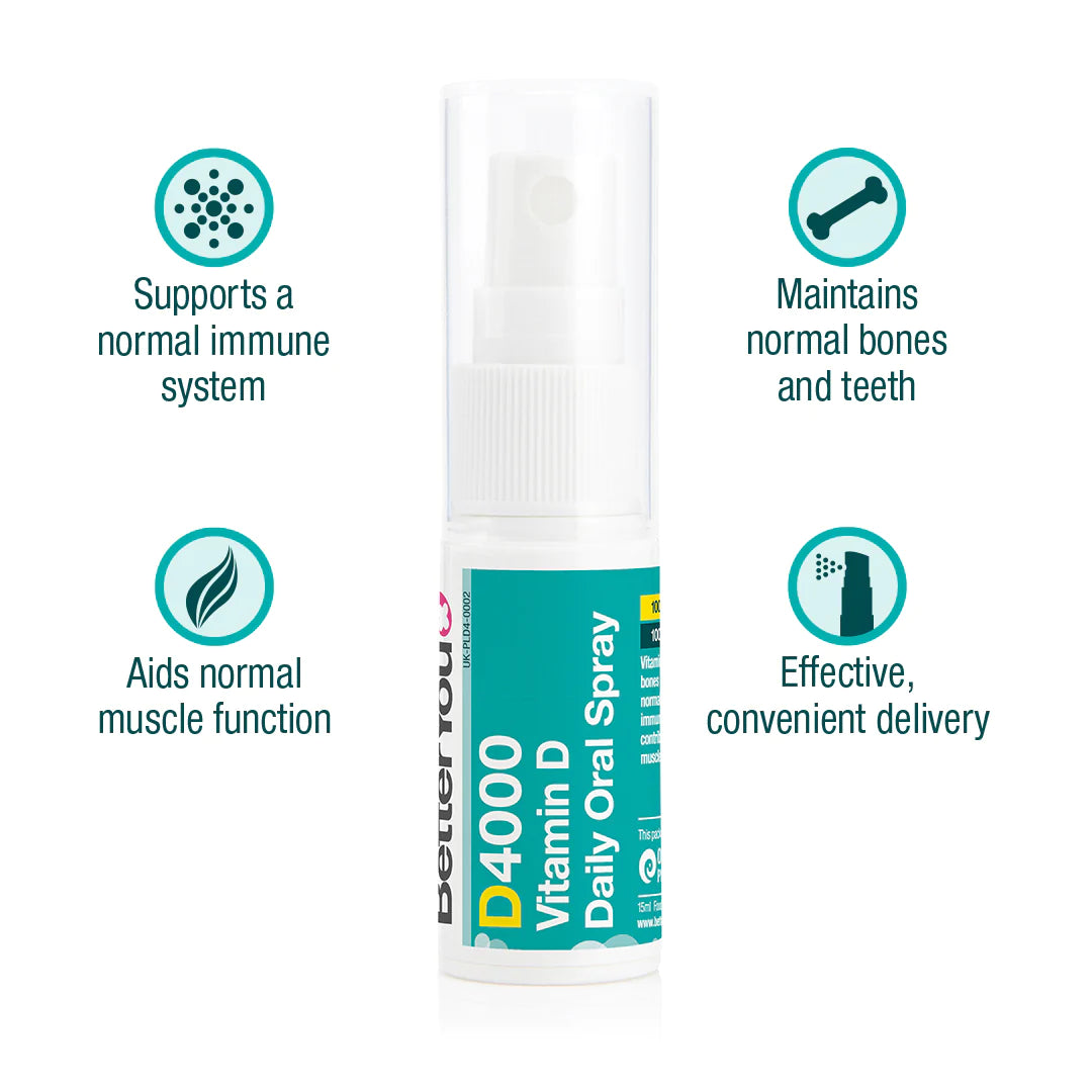 BetterYou D4000 Vitamin D Daily Oral Spray