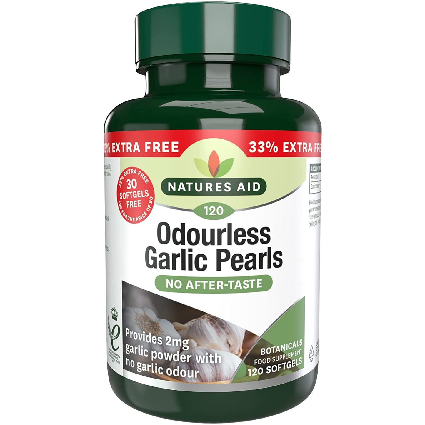 Natures Aid Odourless Garlic Pearls