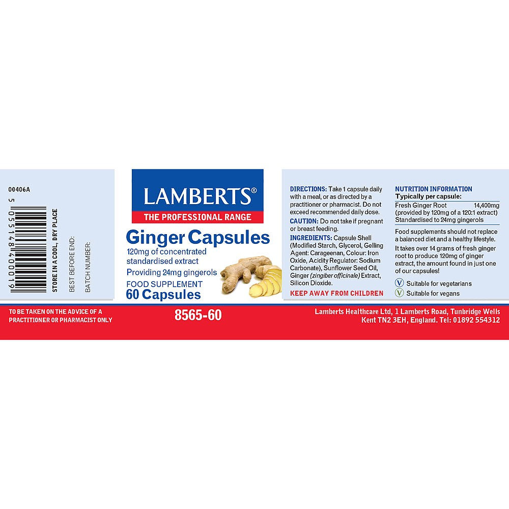 Lamberts Ginger Capsules