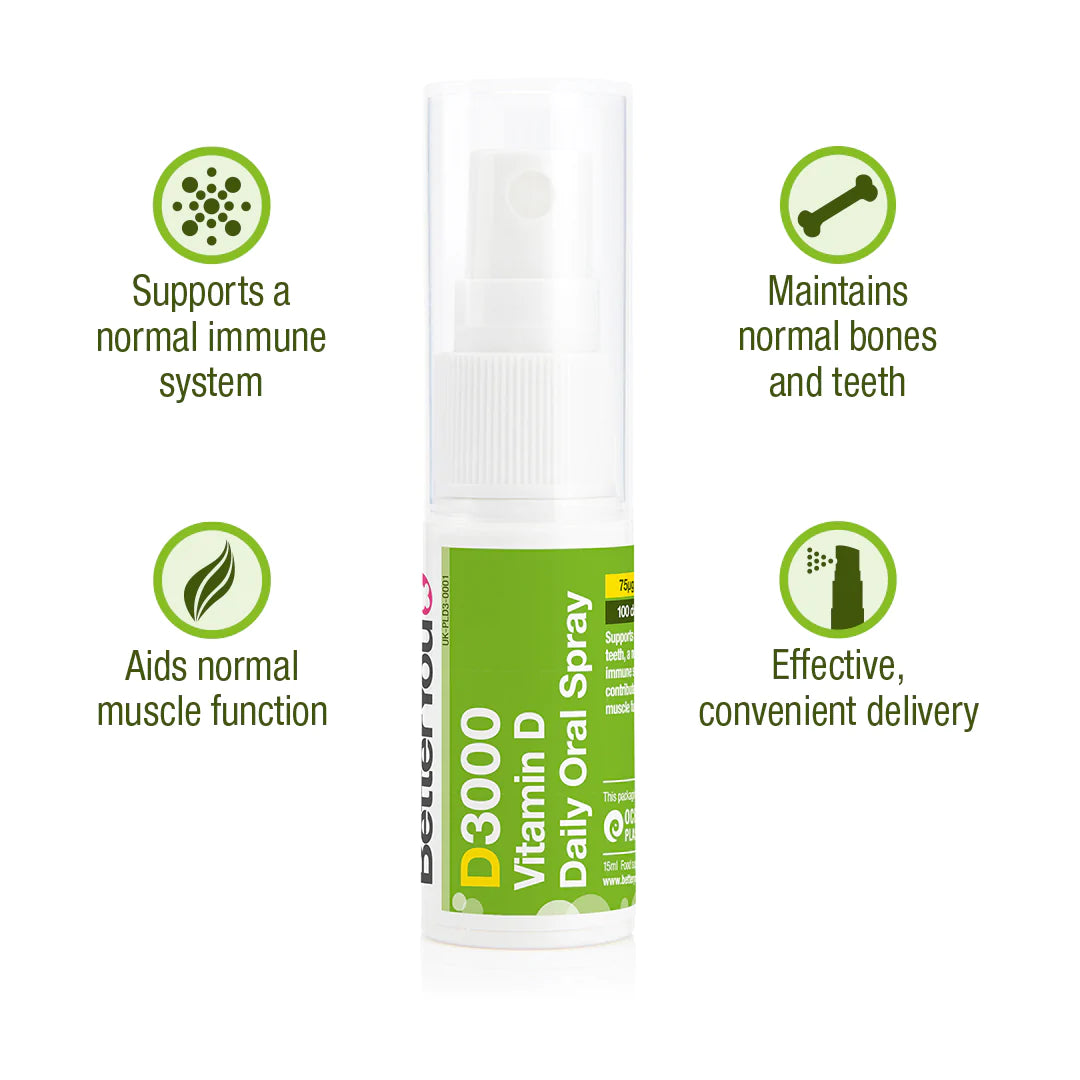 BetterYou D3000 Vitamin D Daily Oral Spray